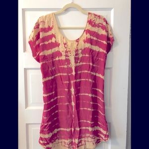 Silk tie dye dress 💗